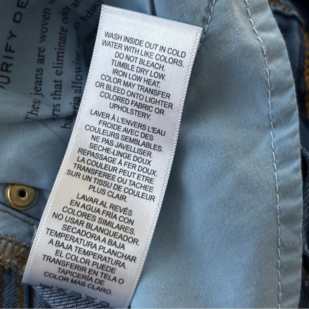 FRAME Le Garcon Eaton Blue Straight Leg Jeans Sz 25 - Picture 9 of 10